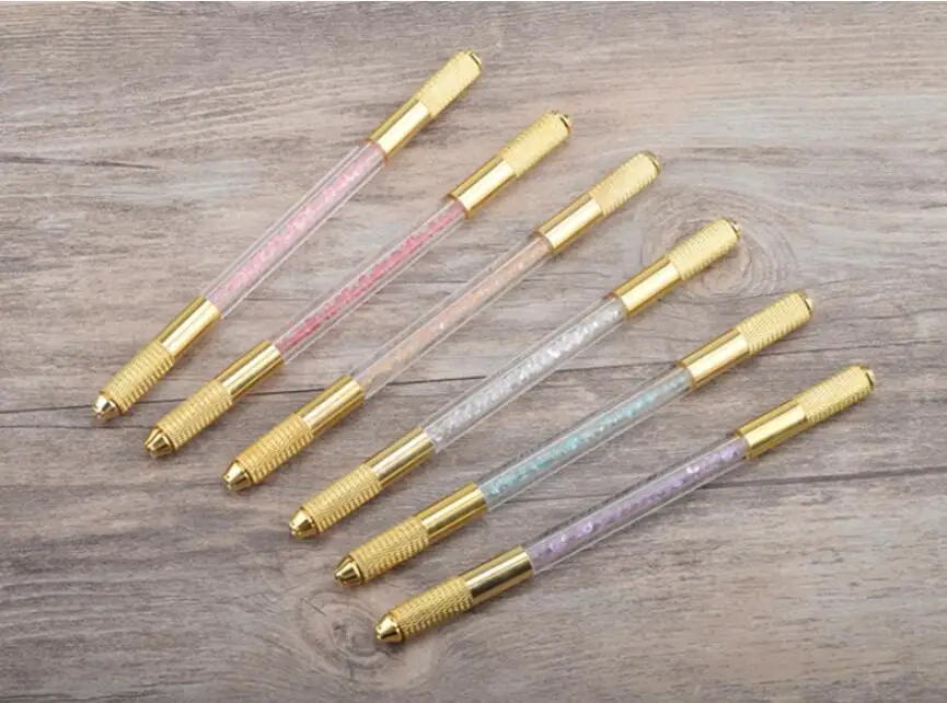 100Pcs Liner Crystal Microblading Pen Double Head Kit Caneta Tebori Rounld Needles Manual Eyebrow Eyeliner Tattoo Machine
100Pcs Liner Crystal Microblading Pen Double Head Kit Caneta Tebori Rounld Needles Manual Eyebrow Eyeliner Tattoo Machine