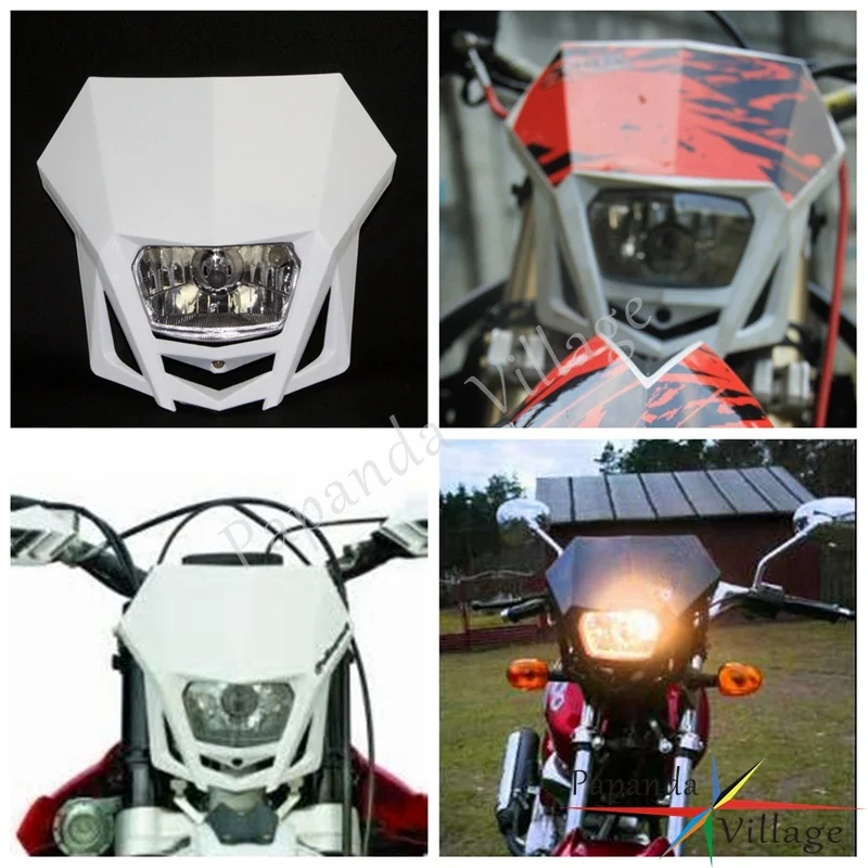 Papanda 12V White Motorcycle Off Road Headlight Motocross Headlamp for Yamaha YZ WR 250F 450F XT 600 TTR CRF XR 450
Papanda 12V White Motorcycle Off Road Headlight Motocross Headlamp for Yamaha YZ WR 250F 450F XT 600 TTR CRF XR 450