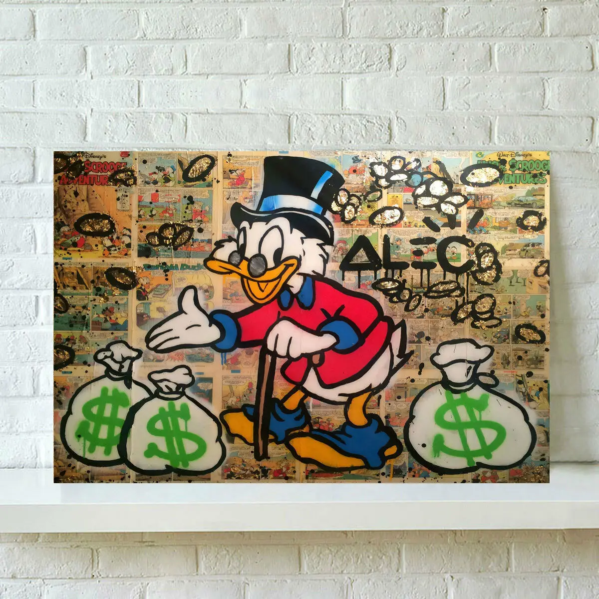 Alec Monopolys Uncle Scrooge Abstract Wall Art Oil Painting Poster Canvas Painting Print Pictures for Living Room Home Decor
Alec Monopolys Uncle Scrooge Abstract Wall Art Oil Painting Poster Canvas Painting Print Pictures for Living Room Home Decor