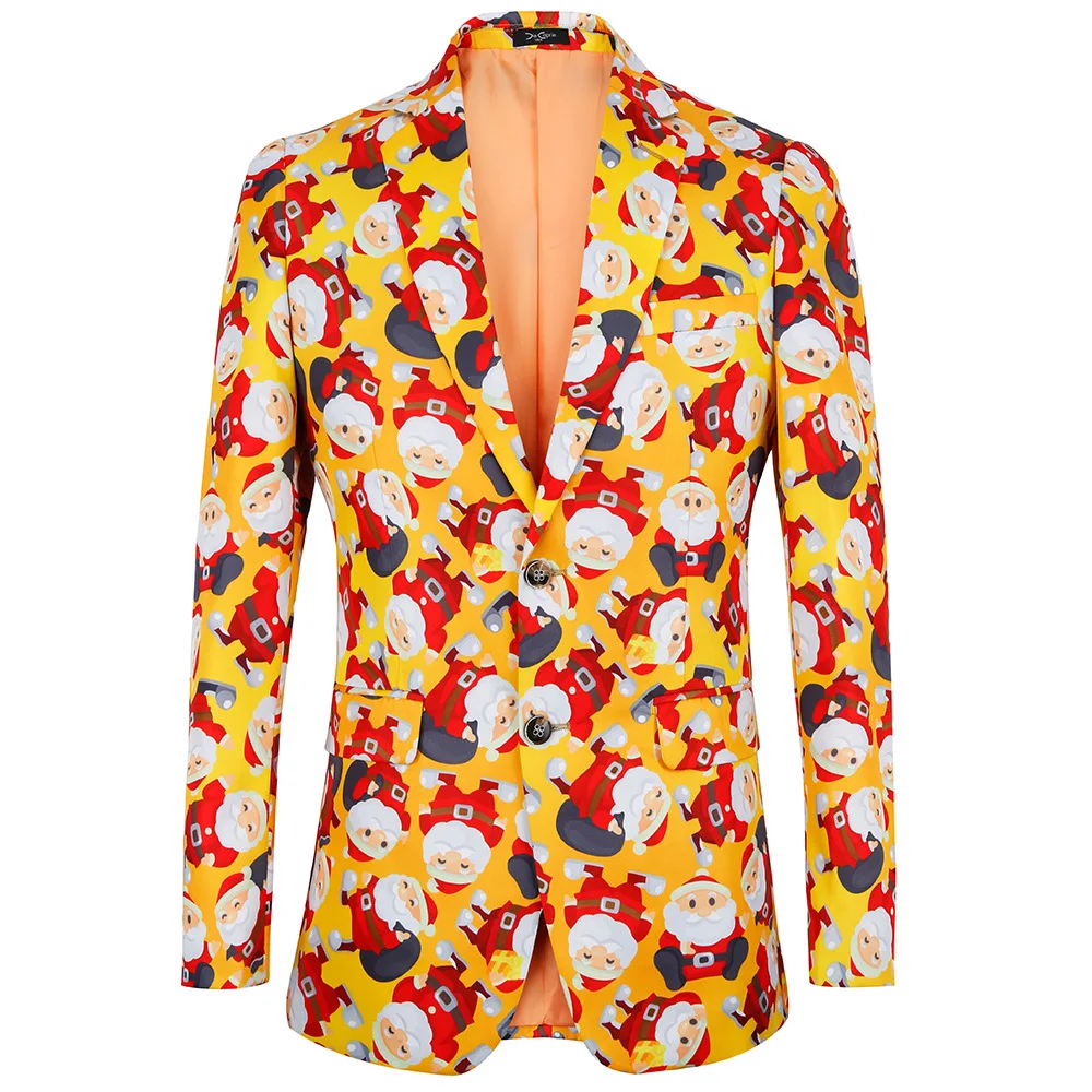 Santa Claus Print Blazer Men Christmas Blazer Veste Costume Homme Stage Jacket Casual Blazer Slim Fit Mens Walking Jacket 4XL
Santa Claus Print Blazer Men Christmas Blazer Veste Costume Homme Stage Jacket Casual Blazer Slim Fit Mens Walking Jacket 4XL