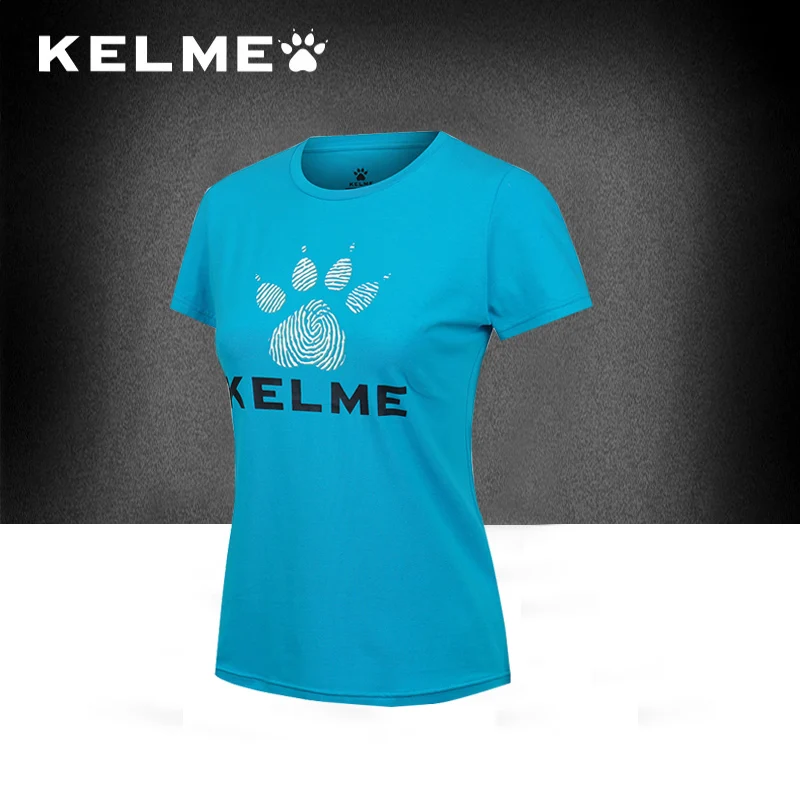 KELME Women's Leisure Sports T-shirts Running Series 93.5%Cotton 6.5%Spandex Couple Summer Breathable T-shirt K27C7012
KELME Women's Leisure Sports T-shirts Running Series 93.5%Cotton 6.5%Spandex Couple Summer Breathable T-shirt K27C7012