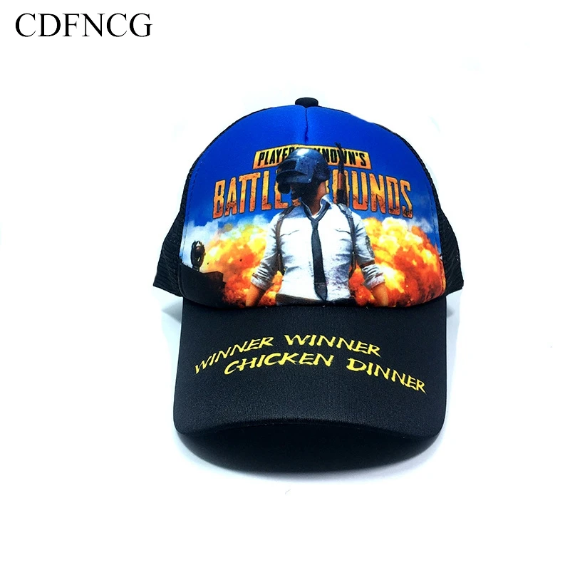 2019 Summer Breathable Snapback Baseball Cap Embroidery PUBG Winner Winner Chicken Dinner Streetwear Sun Dad Hat for Men Women
2019 Summer Breathable Snapback Baseball Cap Embroidery PUBG Winner Winner Chicken Dinner Streetwear Sun Dad Hat for Men Women