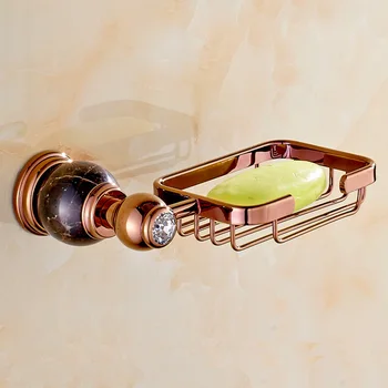 Marble Soap Rack Rose Gold Copper Soap Net Jade Luxury Bathroom Glass Pendant European sSoap Dish
Marble Soap Rack Rose Gold Copper Soap Net Jade Luxury Bathroom Glass Pendant European sSoap Dish