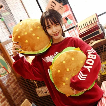 Simulation America Plush Hamburger Pillow Soft Sofa Cushion Girl Toys Stuffed Pillow Fashion Plush Toy Car Pillow Holiday Gifts
Simulation America Plush Hamburger Pillow Soft Sofa Cushion Girl Toys Stuffed Pillow Fashion Plush Toy Car Pillow Holiday Gifts