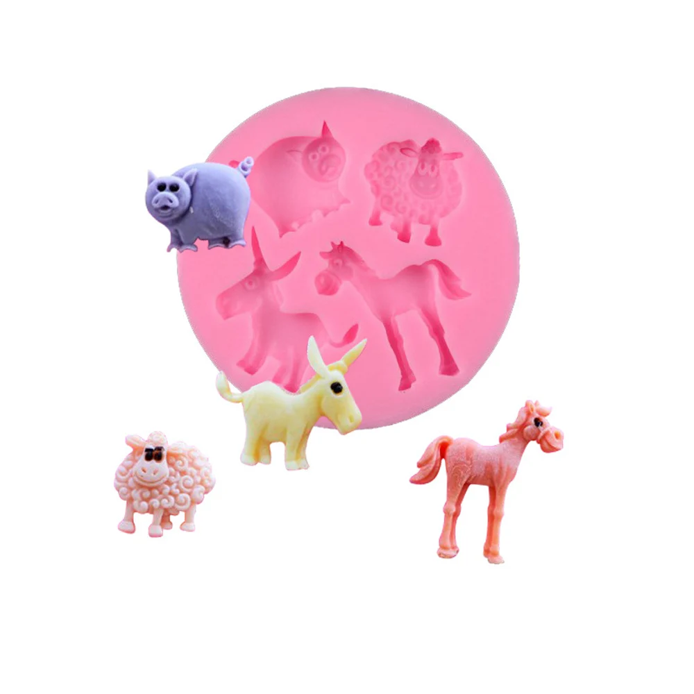 DIY Silicone Horse Sheep Animals Chocolate Cake Decorating Sugarcraft Baking Molds
DIY Silicone Horse Sheep Animals Chocolate Cake Decorating Sugarcraft Baking Molds