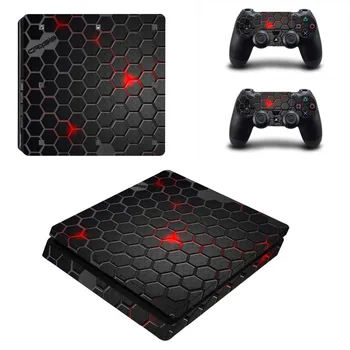 For Sony PlayStation 4 Slim Console and 2 Controllers Removable Black Grid Vinyl Decal PS4 Slim Skin Stickers Cover Protector
For Sony PlayStation 4 Slim Console and 2 Controllers Removable Black Grid Vinyl Decal PS4 Slim Skin Stickers Cover Protector
