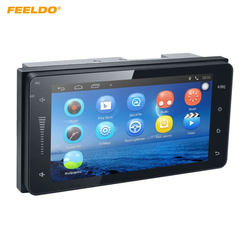 FEELDO 7inch Ultra Slim Android 6.0 Quad Core Car Media Player With GPS Navi Radio For Toyota Universal 2DIN RAV4/Corolla/HILUX
FEELDO 7inch Ultra Slim Android 6.0 Quad Core Car Media Player With GPS Navi Radio For Toyota Universal 2DIN RAV4/Corolla/HILUX
