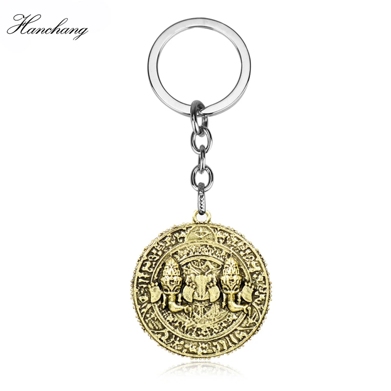 HANCHANG Jewelry Porte Clef Game Uncharted 4 Key chains Coin Elephant Keyrings Car Keychain Rings Dog Tag Men Women Gift
HANCHANG Jewelry Porte Clef Game Uncharted 4 Key chains Coin Elephant Keyrings Car Keychain Rings Dog Tag Men Women Gift
