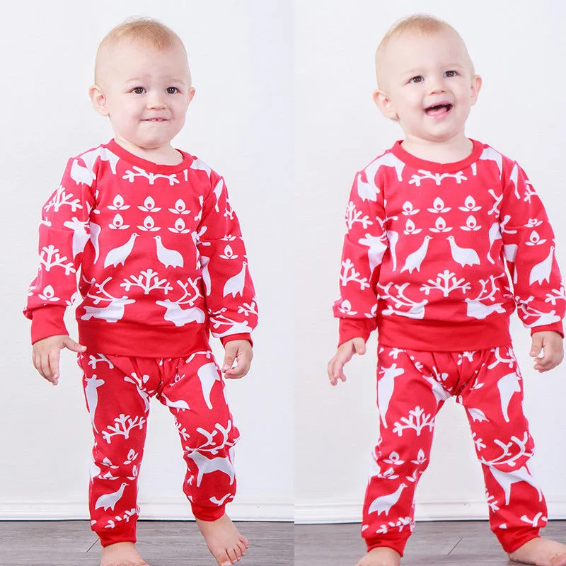 Baby Boys Christmas Cartoon Reindeer Clothing Set Coat Tops+Pants Red Outfits Fashion Bebe Child Boy Clothes Set
Baby Boys Christmas Cartoon Reindeer Clothing Set Coat Tops+Pants Red Outfits Fashion Bebe Child Boy Clothes Set