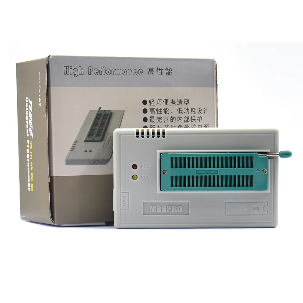 2019 Original MINI PRO TL866 II Plus USB Universal Programmer EEPROM FLASH with Adapters High Speed Programmer
2019 Original MINI PRO TL866 II Plus USB Universal Programmer EEPROM FLASH with Adapters High Speed Programmer