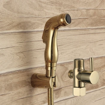 7/8 "T-adapter Gold Bidet Sprayer set hand held toilet bidet spray shattaf spray factory sale golden Bathroom shower head-5311
7/8 "T-adapter Gold Bidet Sprayer set hand held toilet bidet spray shattaf spray factory sale golden Bathroom shower head-5311