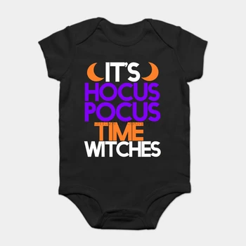 Baby Onesie Baby Bodysuits kid t shirt Printed Cotton New Style It Hocus Pocus time witches shirt for a halloween party Funny
Baby Onesie Baby Bodysuits kid t shirt Printed Cotton New Style It Hocus Pocus time witches shirt for a halloween party Funny
