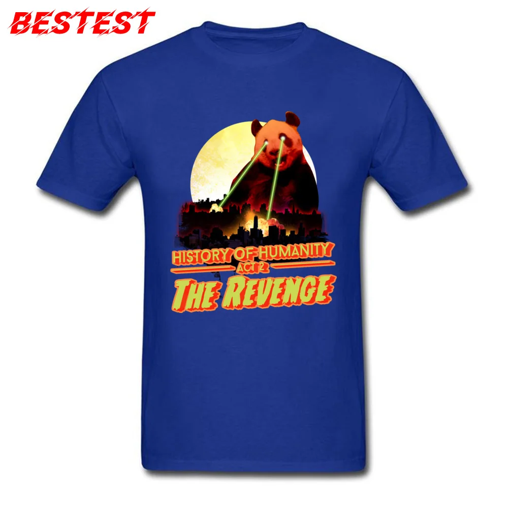 Act 2 The revenge Crewneck T Shirts Summer Fall Tops Shirt Short Sleeve Faddish Pure Cotton Simple Style Tee Shirt Comics Men Act 2 The revenge blue