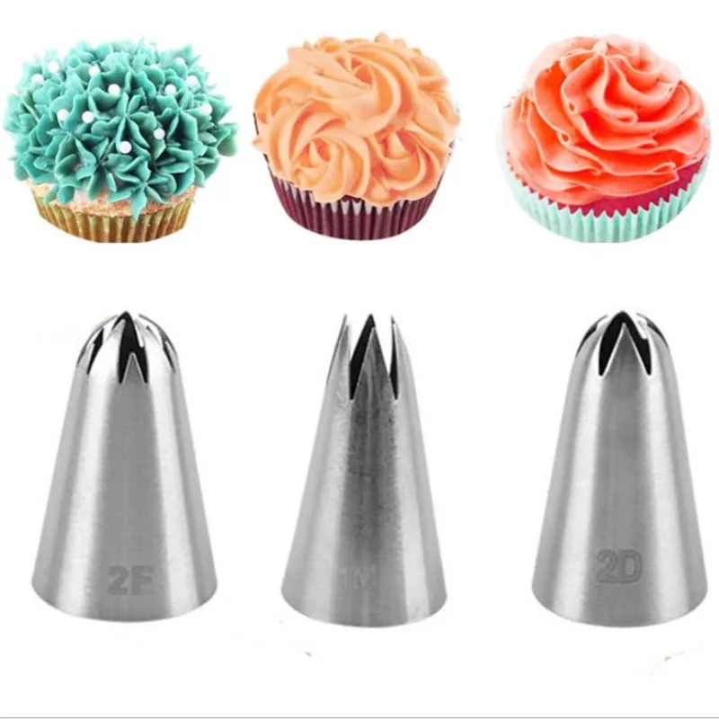 Stainless Steel Cake Tips Japan Icing Piping Nozzles Tips Pastry Cake Fondant Cupcake SONSMER Japan Icing Tips 2Pcs/Set Stainless Steel Cake Tips Japan Icing Piping Nozzles Tips Pastry Cake Fondant Cupcake SONSMER Japan Icing Tips 2Pcs/Set