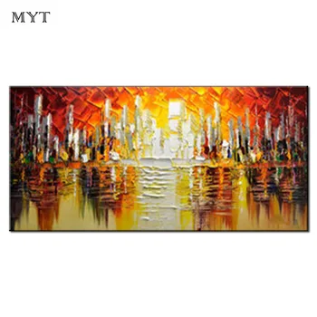 Unframed Top Handmade Wall Art Modern Oil Painting Abstract Paintings seaside city On Canvas Wall art Pictures For Living Room
Unframed Top Handmade Wall Art Modern Oil Painting Abstract Paintings seaside city On Canvas Wall art Pictures For Living Room