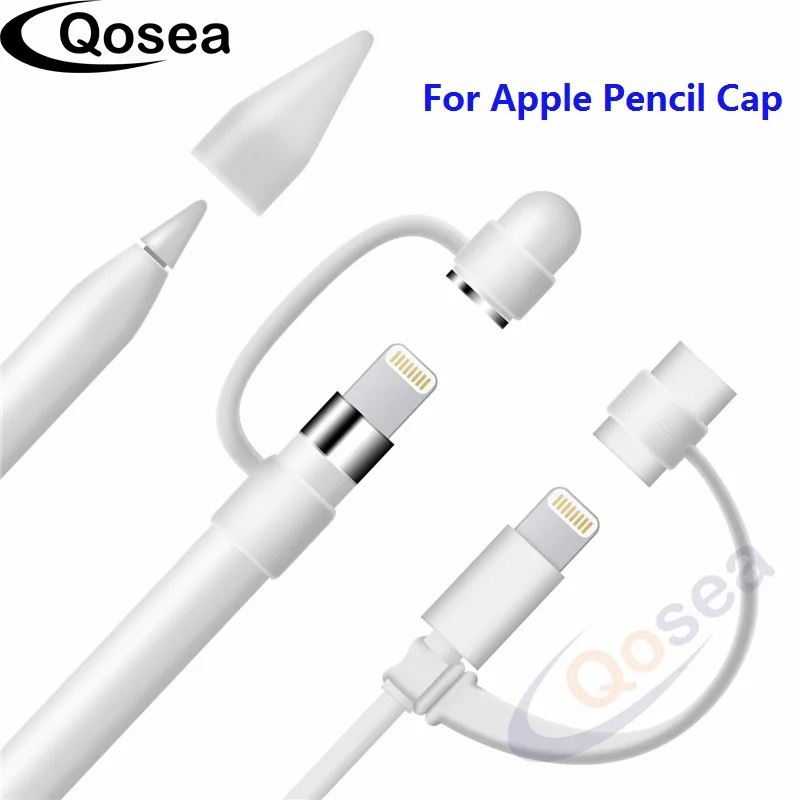 Qosea For Apple Pencil Cap Holder Nib Case Soft Silicone Protective Cover Anti-Lost Connector Tether For Apple Pencil Adapter
Qosea For Apple Pencil Cap Holder Nib Case Soft Silicone Protective Cover Anti-Lost Connector Tether For Apple Pencil Adapter