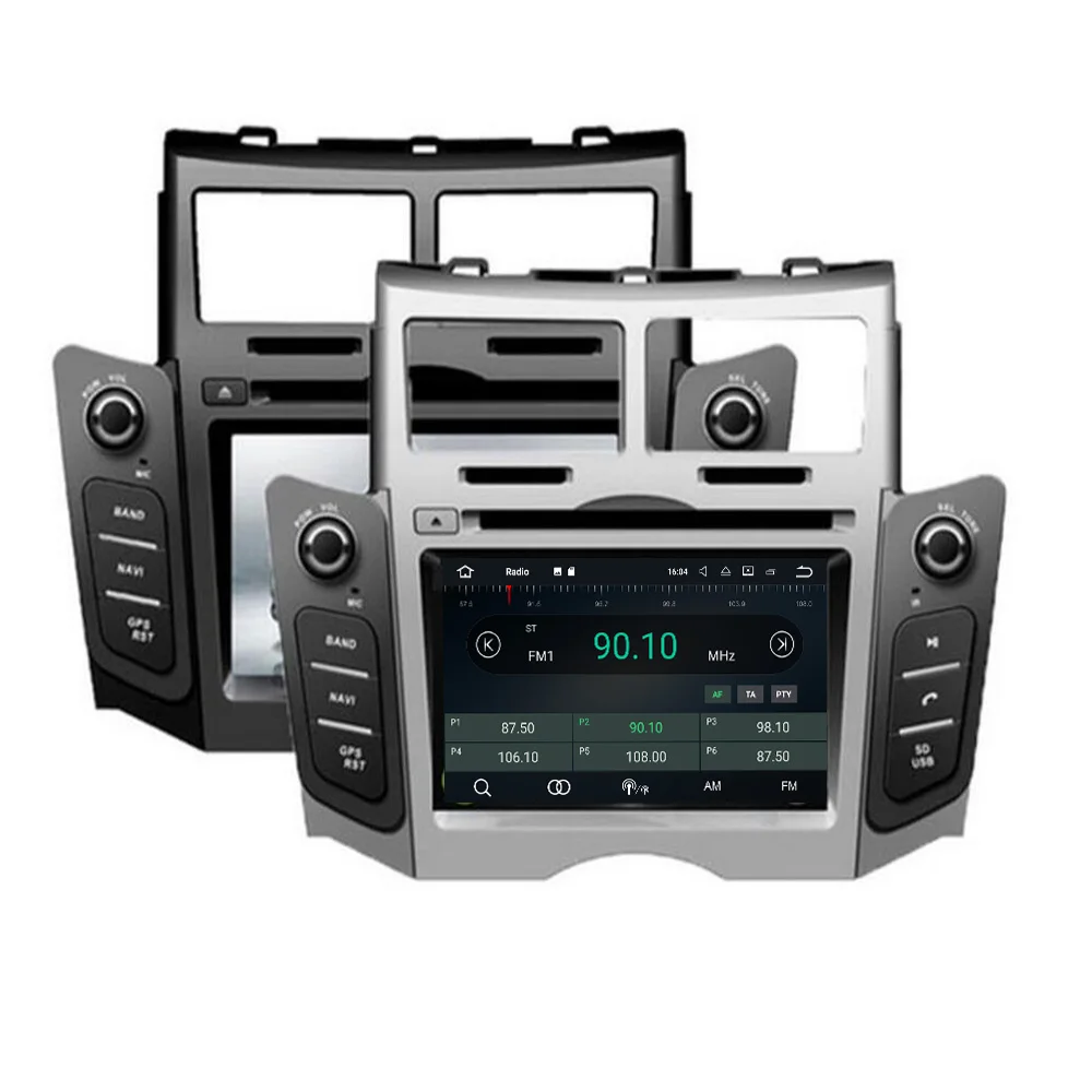 Android 10 автомобильный DVD стерео Мультимедиа головной убор для TOYOTA YARIS 2005-2011 Авто ПК