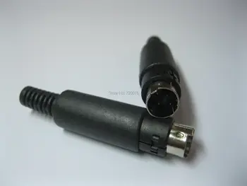 10 Pcs Mini plug DIN Plug Connector 3 Pin Mini with Plastic Handle