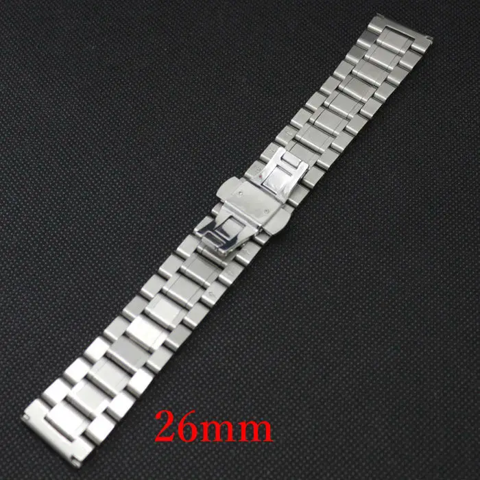 26mm Watch Strap Stainless Steel Watchband for Wrist Watch with Push Botton Hidden GD013626
26mm Watch Strap Stainless Steel Watchband for Wrist Watch with Push Botton Hidden GD013626