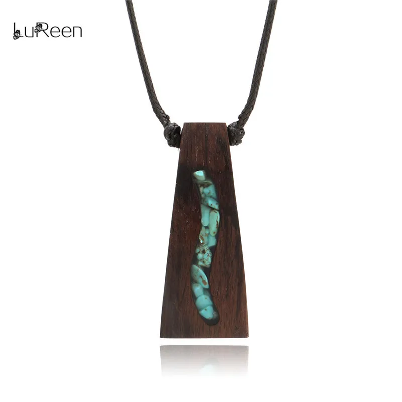 LuReen Handmade Wood Resin Necklaces Pendant Geometric Natural Stone Wooden Long Necklace Chain Women Men Jewelry Gfit LN0250
LuReen Handmade Wood Resin Necklaces Pendant Geometric Natural Stone Wooden Long Necklace Chain Women Men Jewelry Gfit LN0250