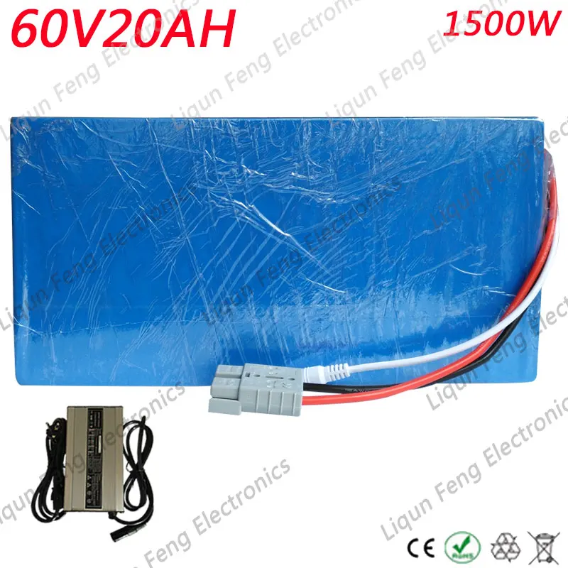 EU US No Tax 60V 20AH Lithium Battery 60V 20AH Electric Bike Battery 60V 1500W Scooter Battery use 3.7V 2500mah Cell 2A Charger
EU US No Tax 60V 20AH Lithium Battery 60V 20AH Electric Bike Battery 60V 1500W Scooter Battery use 3.7V 2500mah Cell 2A Charger