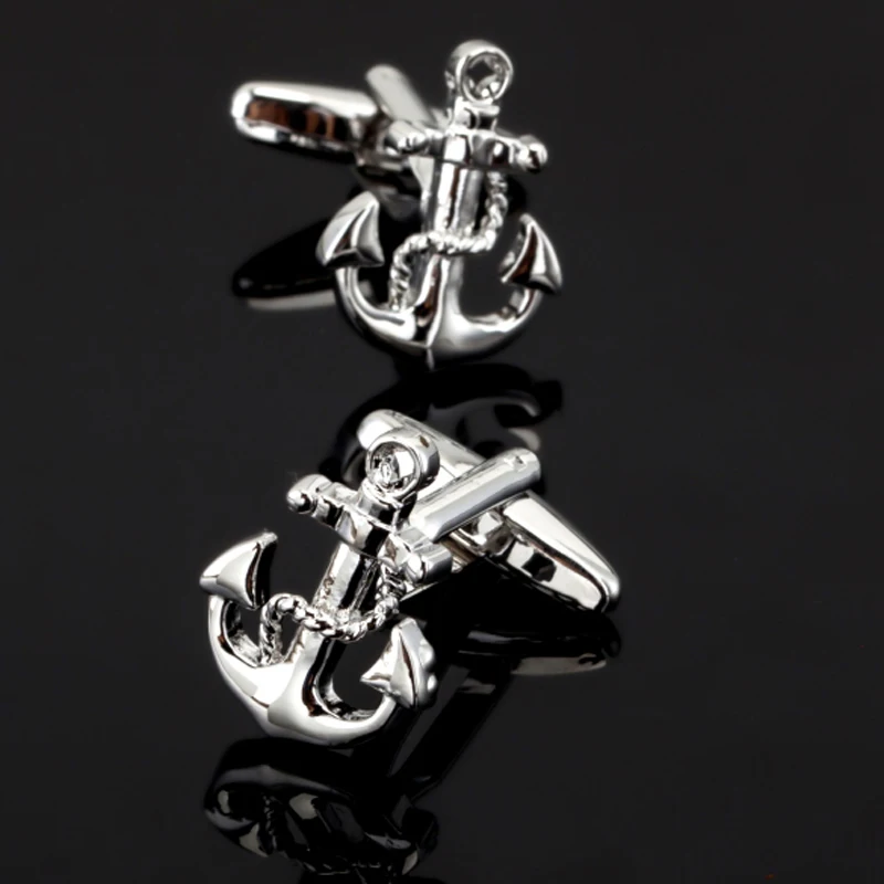 Free shipping, high quality new fashion men's shirt cufflinks silver anchor cufflinks senior designer design shirt buttons
Free shipping, high quality new fashion men's shirt cufflinks silver anchor cufflinks senior designer design shirt buttons
