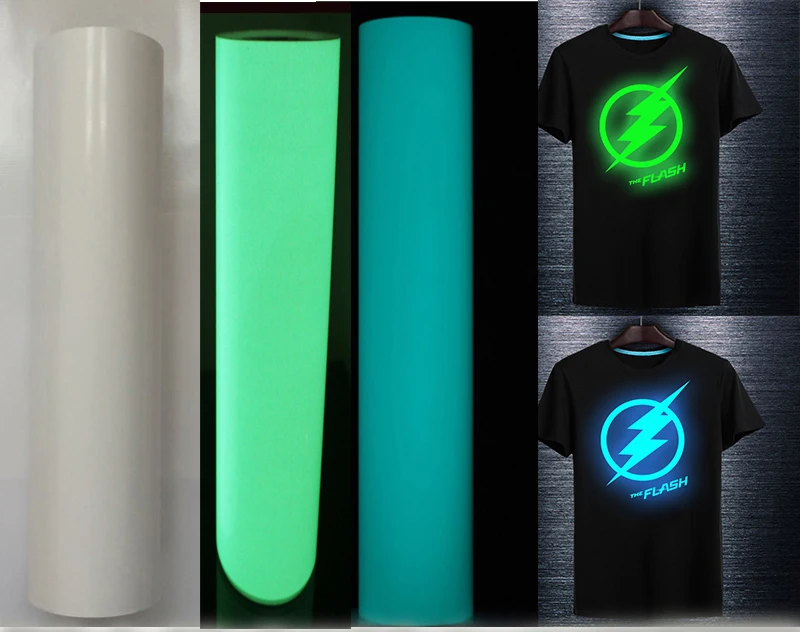 Glow in the dark High Quality Photoluminescent Heat Transfer Vinyl For Clothing free shipping DIY luminouse logo clothes
Glow in the dark High Quality Photoluminescent Heat Transfer Vinyl For Clothing free shipping DIY luminouse logo clothes