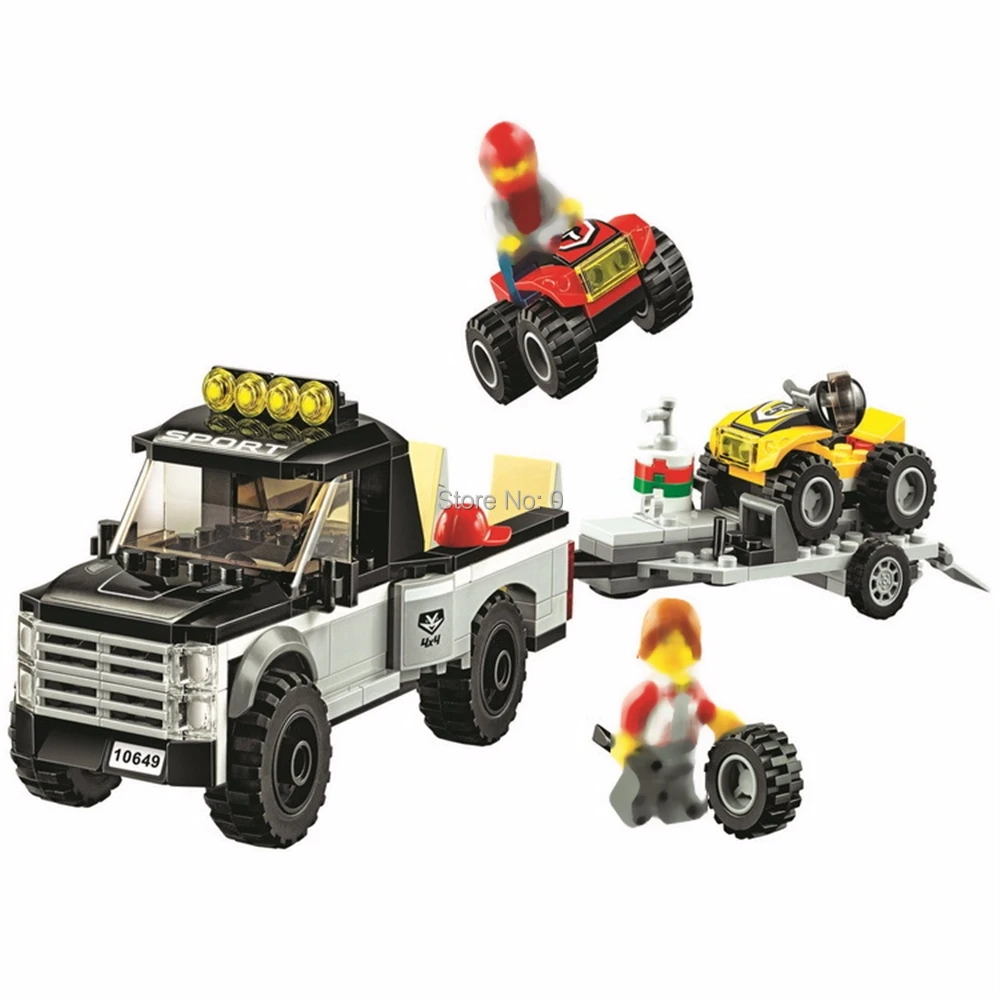 10649 253Pcs City Police Vehicles ATV Race Team Bela Building Block Compatible 60148 Bricks Toy
10649 253Pcs City Police Vehicles ATV Race Team Bela Building Block Compatible 60148 Bricks Toy