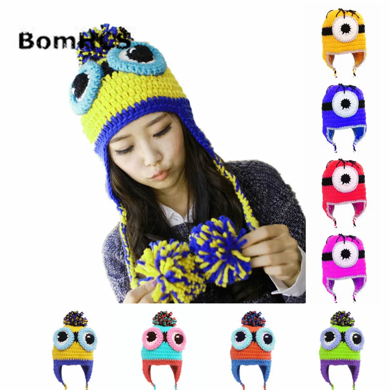 BomHCS Very Cute Women's Beanie Autumn Winter Warm 100% Handmade Ear Muff Knitted Hat cap 
BomHCS Very Cute Women's Beanie Autumn Winter Warm 100% Handmade Ear Muff Knitted Hat cap