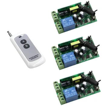 Learning CodeAC85V 220V 250V 1CH 10A RF Radio Remote Control Switch3* Receivers & Transmitter for Garage Doors or Electric Doors
Learning CodeAC85V 220V 250V 1CH 10A RF Radio Remote Control Switch3* Receivers & Transmitter for Garage Doors or Electric Doors