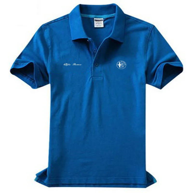 Brand clothing Alfa Romeo logo Polo Shirt Casual solid male polo shirt Short Sleeve High quality
Brand clothing Alfa Romeo logo Polo Shirt Casual solid male polo shirt Short Sleeve High quality