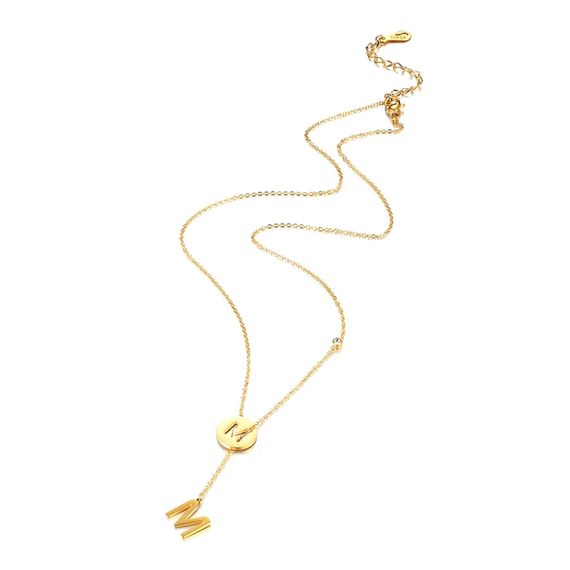 Classic Design Brand Jewelry Adjustable Pendant Size M Letter Necklace High Quality Titanium Steel Woman Love Necklace Wholesale
Classic Design Brand Jewelry Adjustable Pendant Size M Letter Necklace High Quality Titanium Steel Woman Love Necklace Wholesale