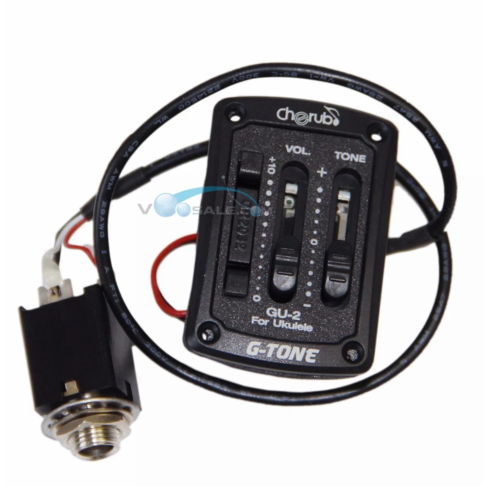 Cherub GU-2 1Band EQ equalizer with Tuner Piezo Ceramic Pick-up Use For for Ukulele Pickup
Cherub GU-2 1Band EQ equalizer with Tuner Piezo Ceramic Pick-up Use For for Ukulele Pickup