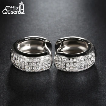 Effie Queen Fashion AAA Zircon Stud Earrings For Women Rose Gold / Silver Color 18mm Hoop Round Earring Jewelry Aros 2019 DE100
Effie Queen Fashion AAA Zircon Stud Earrings For Women Rose Gold / Silver Color 18mm Hoop Round Earring Jewelry Aros 2019 DE100