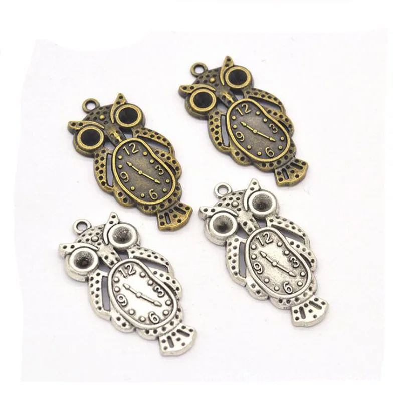20pcs Alloy Retro Owl Clock Charm Pendant Necklace Jewelry Findings Accessories 41x20mm
20pcs Alloy Retro Owl Clock Charm Pendant Necklace Jewelry Findings Accessories 41x20mm