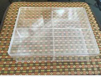 New thick type 4 grid transparent storage box screw fittings jewelry tool classification plastic Storage Boxes Bins 2pcs/lot
New thick type 4 grid transparent storage box screw fittings jewelry tool classification plastic Storage Boxes Bins 2pcs/lot