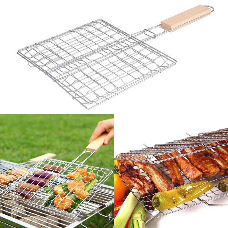 Generic BBQ Tools Meat Fish Grill Basket Vegetables Barbeque Food