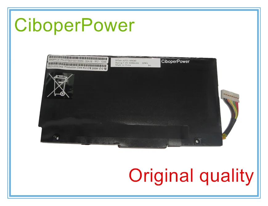 Free shipping New original 7.3V 30Wh 4200mAh AP21-MK90 Battery for MK90 MK90H Series Laptop
Free shipping New original 7.3V 30Wh 4200mAh AP21-MK90 Battery for MK90 MK90H Series Laptop