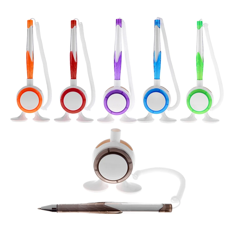 Elastic Rope Ballpoint Pen Bank Desktop Spring Cable Fixed Signature Writing Ball Point Pens School Office Stationery Supplies
Elastic Rope Ballpoint Pen Bank Desktop Spring Cable Fixed Signature Writing Ball Point Pens School Office Stationery Supplies