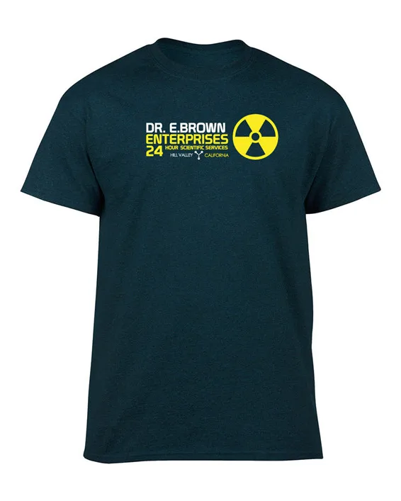 Doc Brown Enterprises Back To The Future 80s TShirt Retro T Shirt Plutonium Cool Casual Pride T Shirt Men Unisex New Fashion
Doc Brown Enterprises Back To The Future 80s TShirt Retro T Shirt Plutonium Cool Casual Pride T Shirt Men Unisex New Fashion