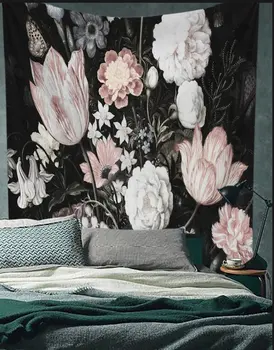 Black Blossoms Beautiful Flowers Wall Hanging Floral Tapestry Fabric Wallpaper Home Decor
Black Blossoms Beautiful Flowers Wall Hanging Floral Tapestry Fabric Wallpaper Home Decor