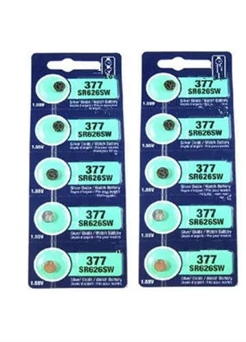 10pcs 100% Original 377 SR626SW 626 SR626 V377 AG4 Watch Battery Button Coin Cell MADE IN JAPAN
10pcs 100% Original 377 SR626SW 626 SR626 V377 AG4 Watch Battery Button Coin Cell MADE IN JAPAN