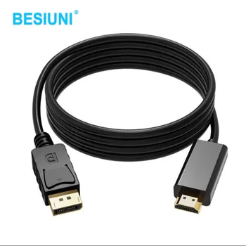 BESIUNI 6ft 1.8M Displayport Male DP to HDMI Male Cable Adapter Converter for PC Laptop HD Projector
BESIUNI 6ft 1.8M Displayport Male DP to HDMI Male Cable Adapter Converter for PC Laptop HD Projector