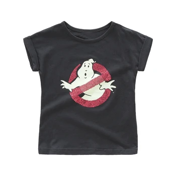 2018 girls summer Ghostbusters cotton black t shirt kids tops children Casual clothes with sequins print T-shirt for toddler
2018 girls summer Ghostbusters cotton black t shirt kids tops children Casual clothes with sequins print T-shirt for toddler