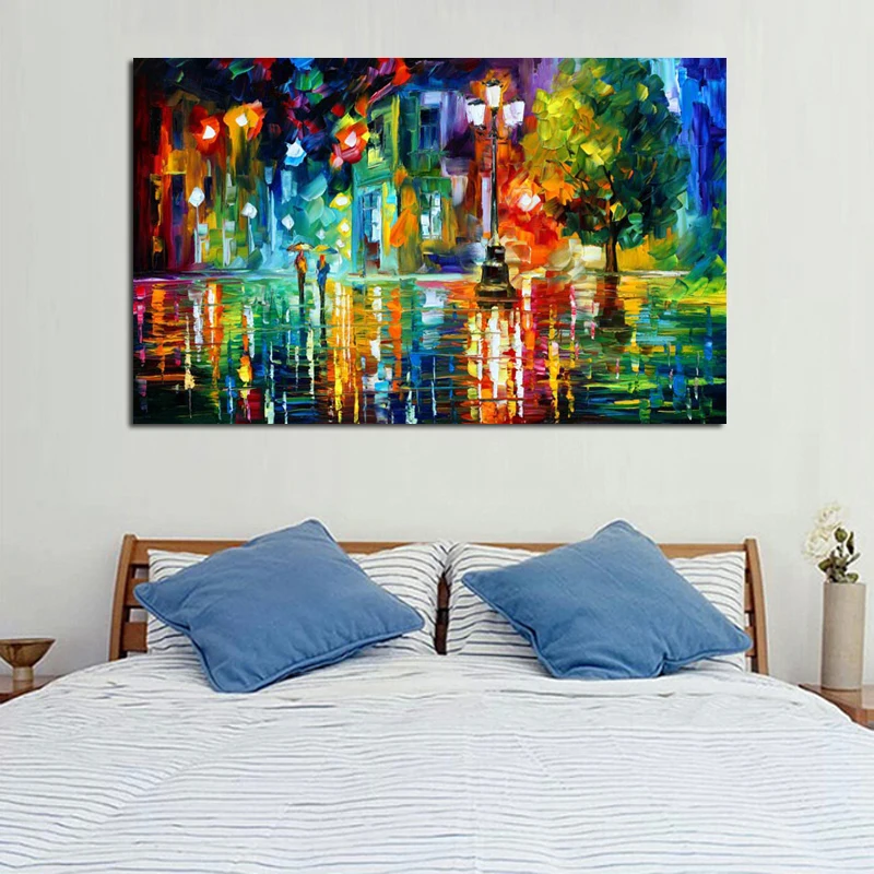 Decorative Canvas Oil Painting Canvas Beautiful Street Night Wall Art Modern Knife Scenery Picture Home Decor No Frame
Decorative Canvas Oil Painting Canvas Beautiful Street Night Wall Art Modern Knife Scenery Picture Home Decor No Frame