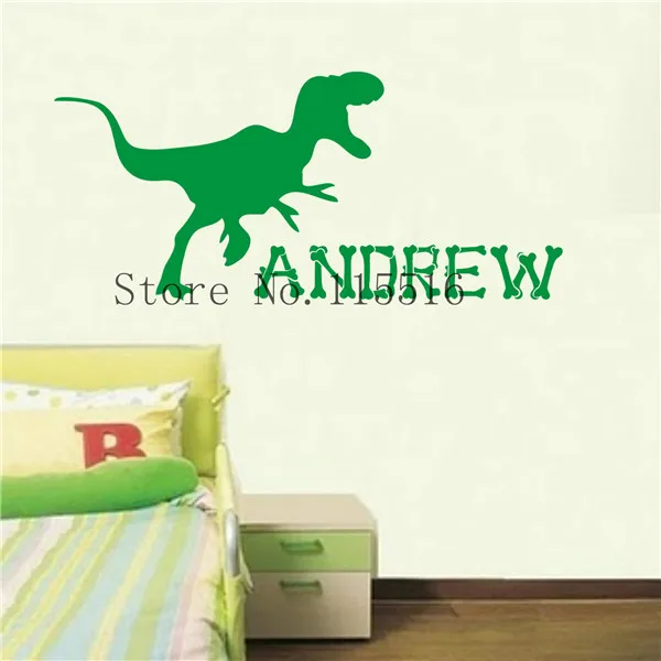 E312 Dinosaur Gift Personalised Custom name Wall Stickers Home decor DIY poster Vinyl Decal Nursery for kids Room
E312 Dinosaur Gift Personalised Custom name Wall Stickers Home decor DIY poster Vinyl Decal Nursery for kids Room