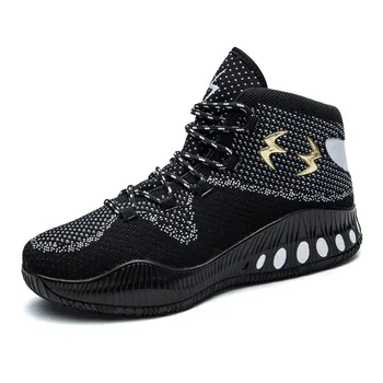 New Basketball Shoes Mesh Breathable Anti-skid Shock Students Sports Shoes Wear Basketball Field Boots Size 35-45
New Basketball Shoes Mesh Breathable Anti-skid Shock Students Sports Shoes Wear Basketball Field Boots Size 35-45
