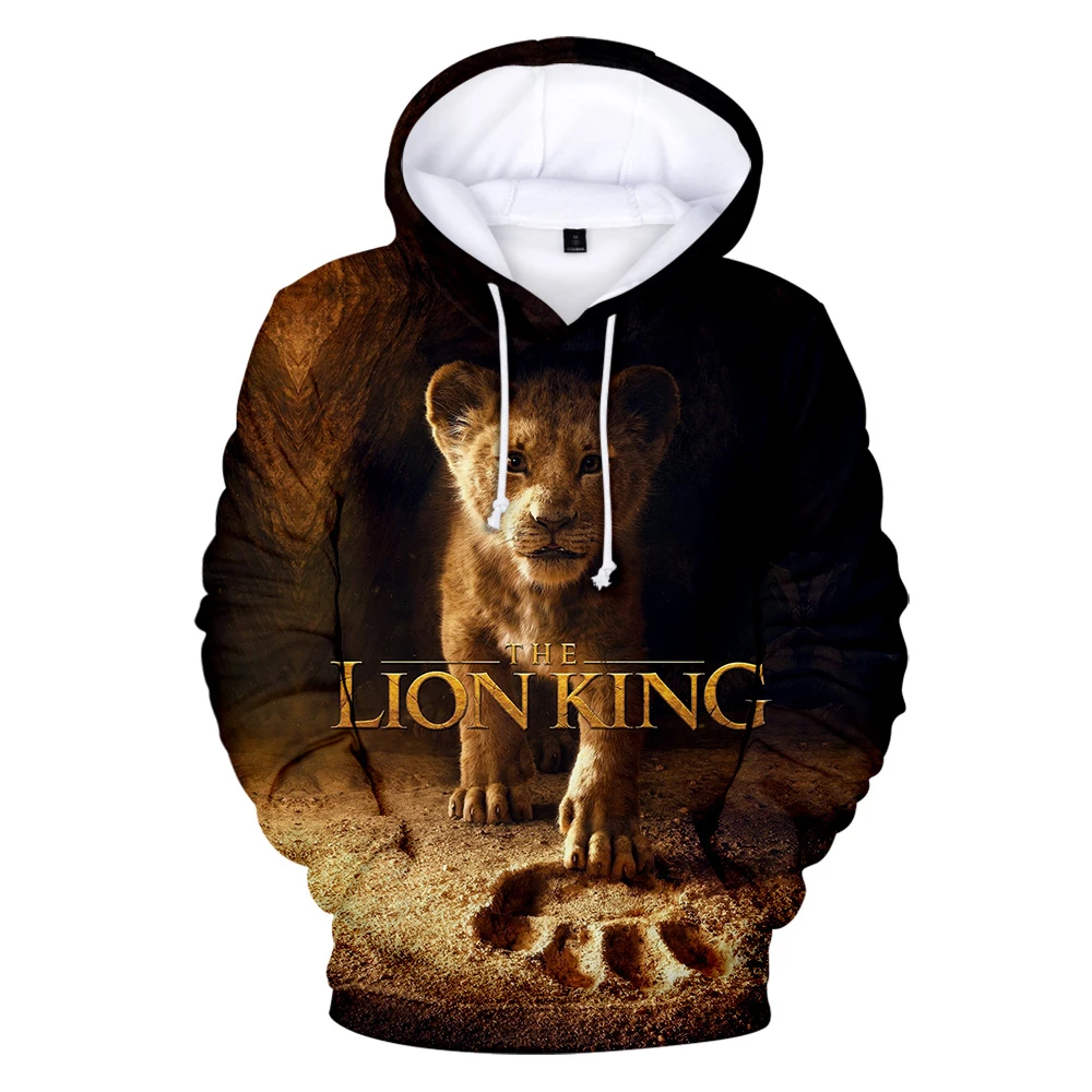 2019 NEW Film glory kingdom King The Lion King Simba 3D Hooded sweatshirt Men/Women Casual Hip hop Harajuku Hooded Clothes 4XL
2019 NEW Film glory kingdom King The Lion King Simba 3D Hooded sweatshirt Men/Women Casual Hip hop Harajuku Hooded Clothes 4XL