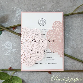 100pcs Vertical Laser Cut Flowers Invitations Cards Kits for Wedding Bridal Shower Birthday
100pcs Vertical Laser Cut Flowers Invitations Cards Kits for Wedding Bridal Shower Birthday