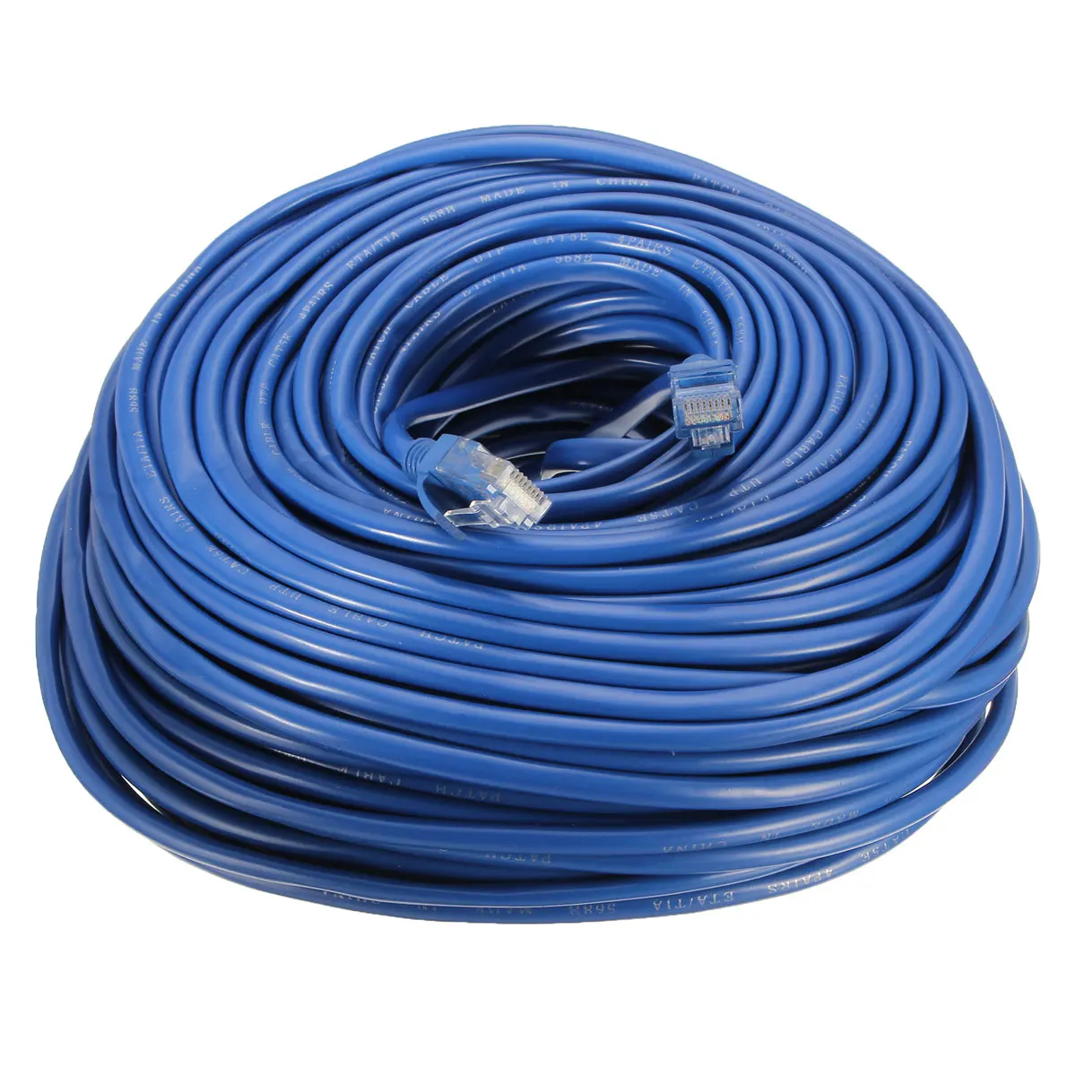 50M Cat5/Cat5e RJ45 Ethernet LAN Network Cable Line 10Mbps 100Mbps 1000Mbps Computer Cable Blue Networking Wire
50M Cat5/Cat5e RJ45 Ethernet LAN Network Cable Line 10Mbps 100Mbps 1000Mbps Computer Cable Blue Networking Wire